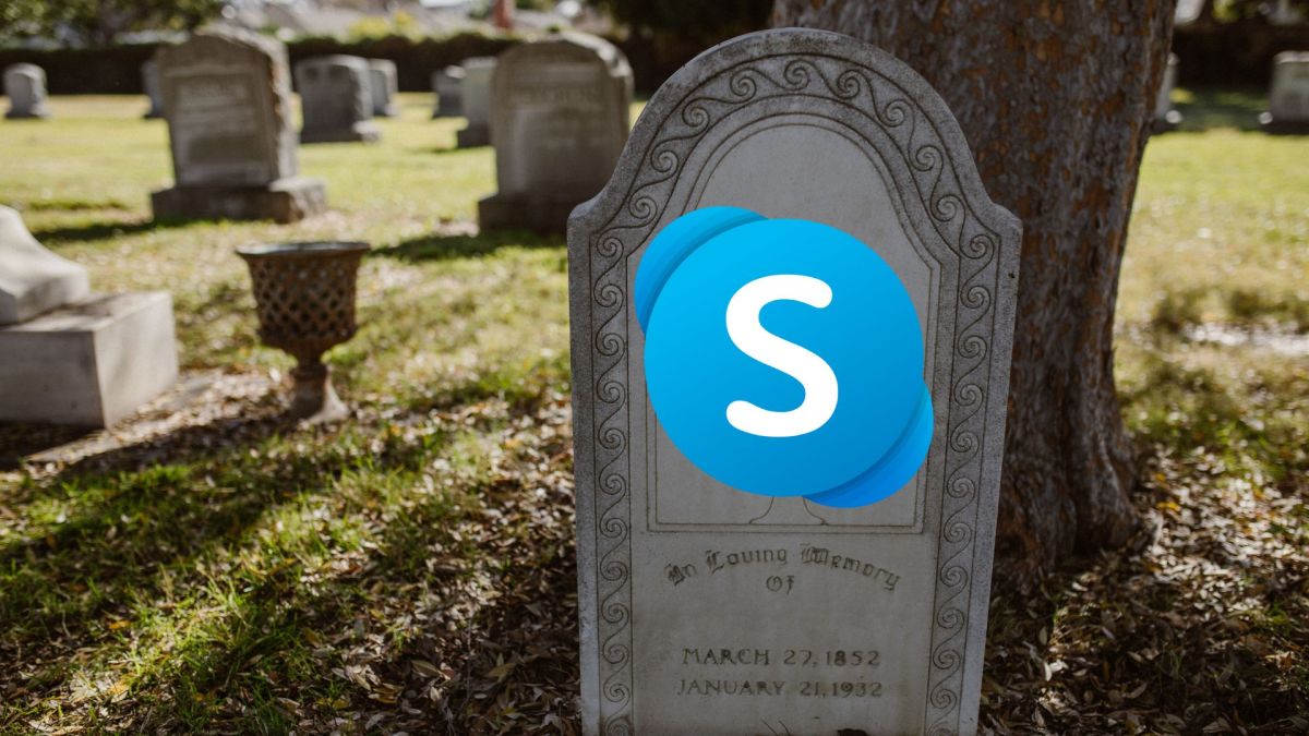 Skype, c'est fini // Source : Montage Numerama Skype, c'est fini // Source : Montage Numerama