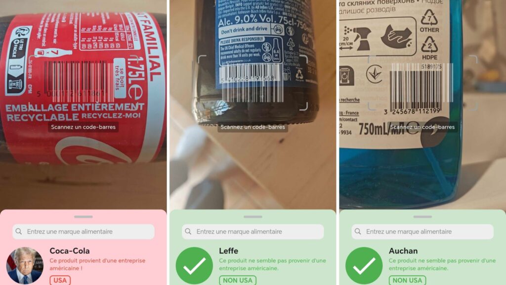 Ne buvez pas du Coca-Cola, mais du nettoyeur de vitre Auchan oui (ne faites pas ça) // Source : Numerama