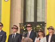 De gauche à droite : Grégory Gazagne, Emmanuel Macron, Evan Spiegel, Anne Hidalgo et Astrid Panosyan-Bouvet // Source : Numerama De gauche à droite : Grégory Gazagne, Emmanuel Macron, Evan Spiegel, Anne Hidalgo et Astrid Panosyan-Bouvet // Source : Numerama