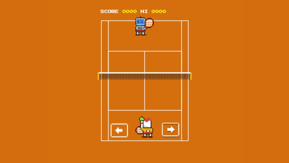 On peut jouer à un jeu de tennis dansd Google // Source : Capture Numerama On peut jouer à un jeu de tennis dansd Google // Source : Capture Numerama