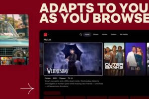 Nouvelle interface Netflix. // Source : Netflix Nouvelle interface Netflix. // Source : Netflix