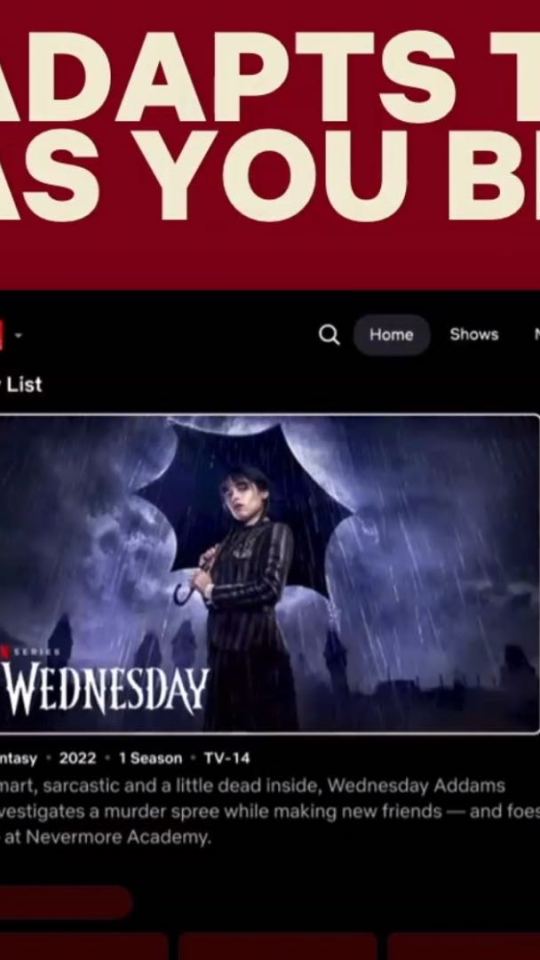 Nouvelle interface Netflix. // Source : Netflix Nouvelle interface Netflix. // Source : Netflix