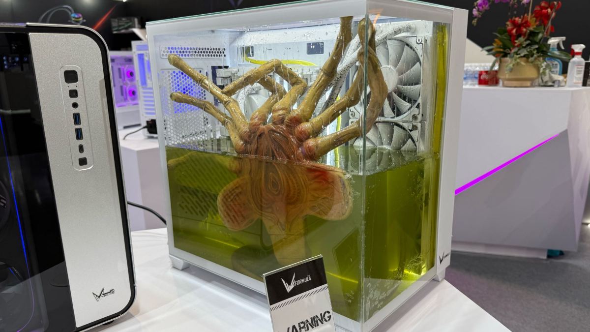 Le PC le plus flippant du Computex 2025. Le PC le plus flippant du Computex 2025.