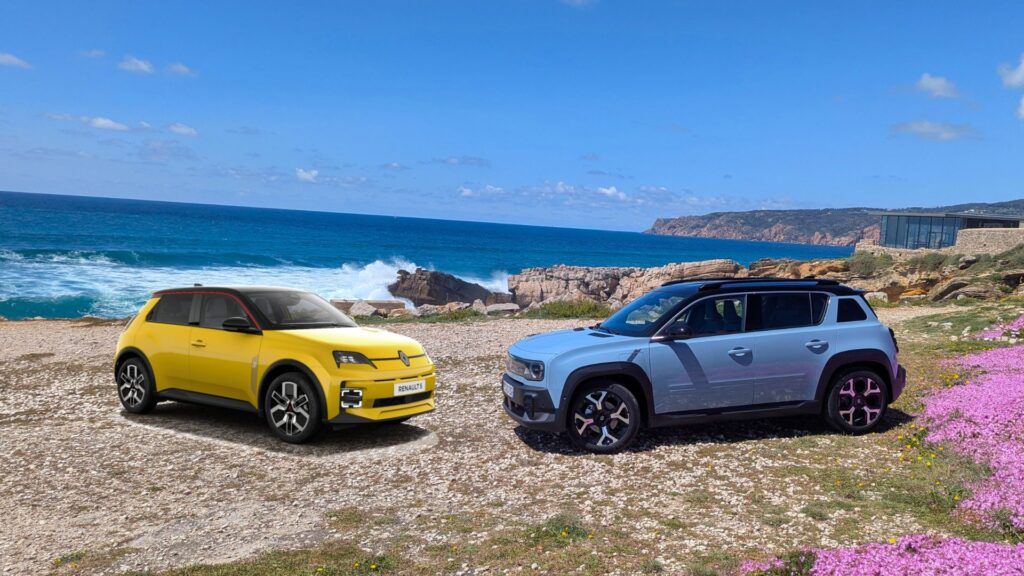 Renault 5 vs Renault 4. // Source : Montage Raphaelle Baut Renault 5 vs Renault 4. // Source : Montage Raphaelle Baut