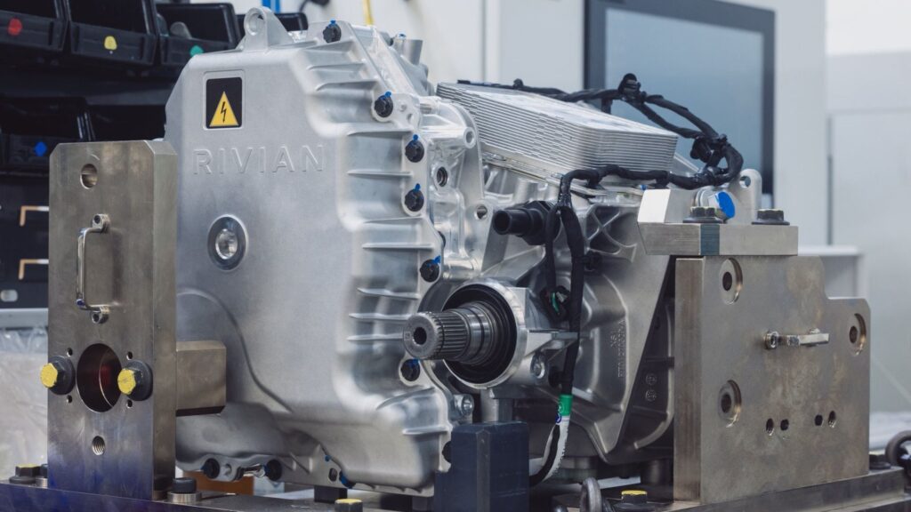 Le moteur du futur Rivian R2 // Source : RJ Scaringe via X Le moteur du futur Rivian R2 // Source : RJ Scaringe via X