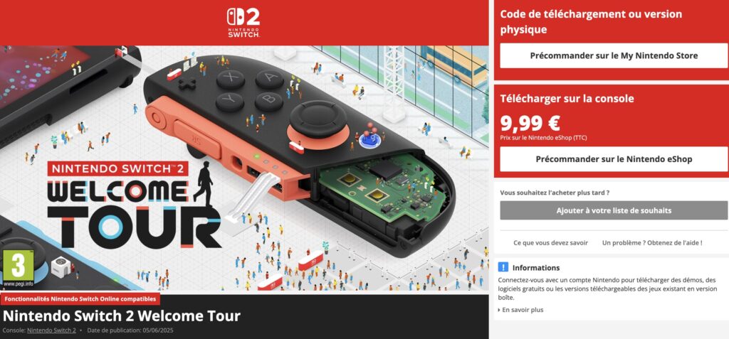 Le Welcome Tour coûte 9,99 euros. C'est cher pour un tutoriel. Le Welcome Tour coûte 9,99 euros. C'est cher pour un tutoriel.