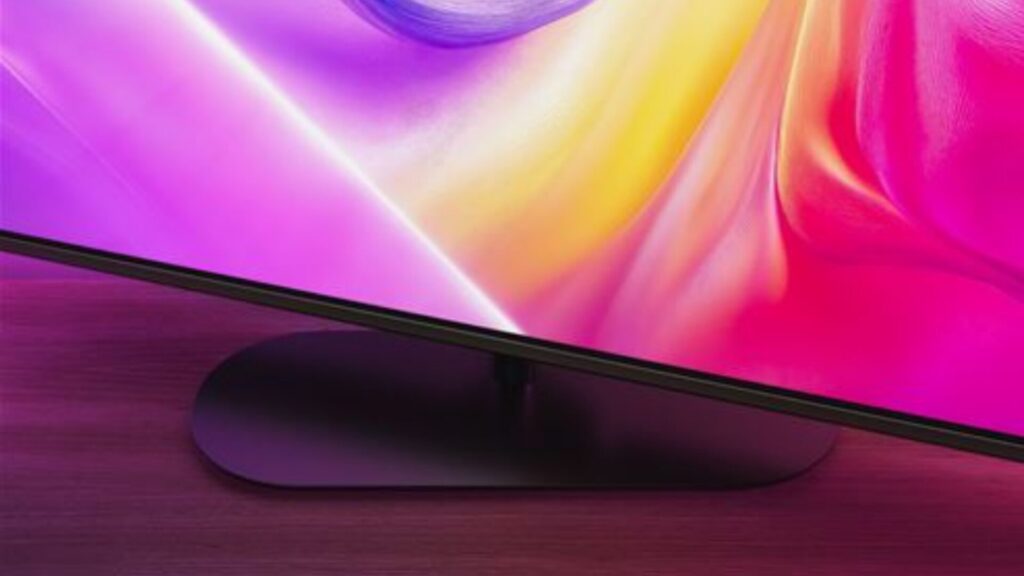 Le pied du The One 55PUS9050 // Source : Philips Le pied du The One 55PUS9050 // Source : Philips