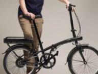 Vélo pliant électrique e fold 100 noir // Source : Décathlon Vélo pliant électrique e fold 100 noir // Source : Décathlon