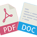 Free PDF to Word Converter – Icon