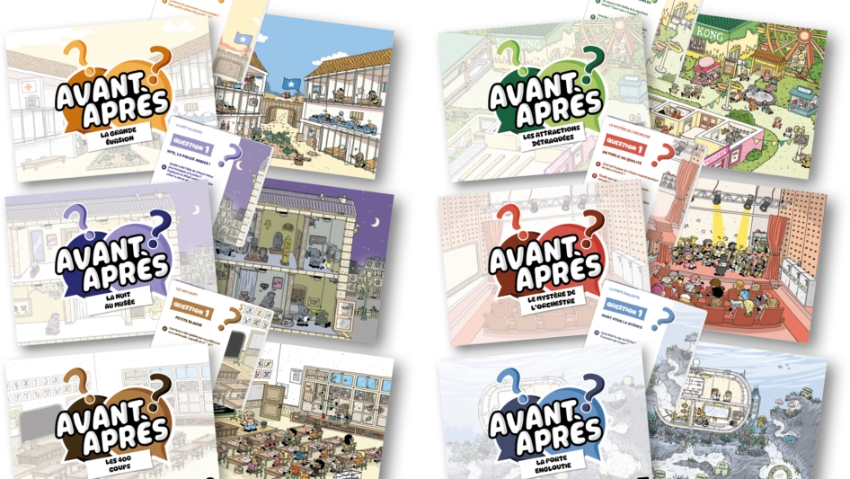 Toutes les enquêtes de la boîte. // Source : OldChap Games Toutes les enquêtes de la boîte. // Source : OldChap Games