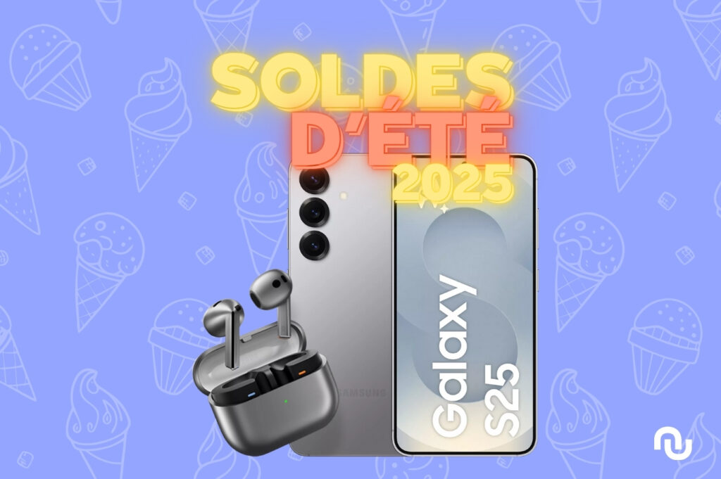Pack Smartphone Samsung S25 Gris 128Go + Buds 3