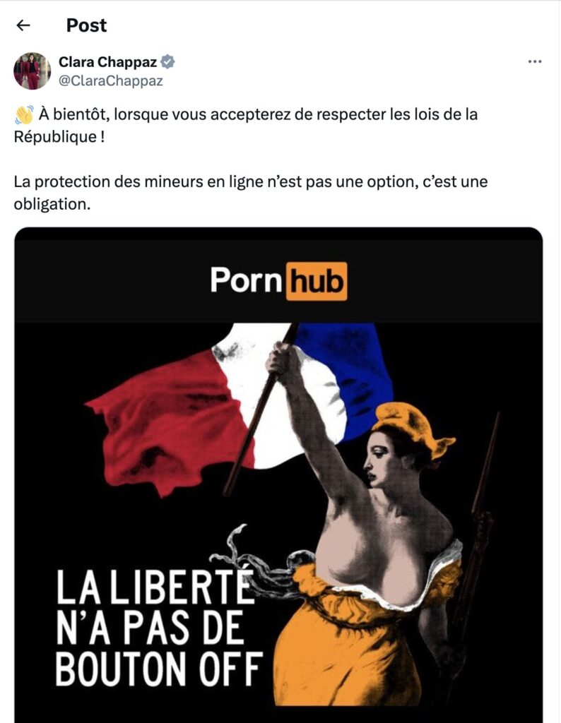 Le tweet de Clara Chappaz Le tweet de Clara Chappaz