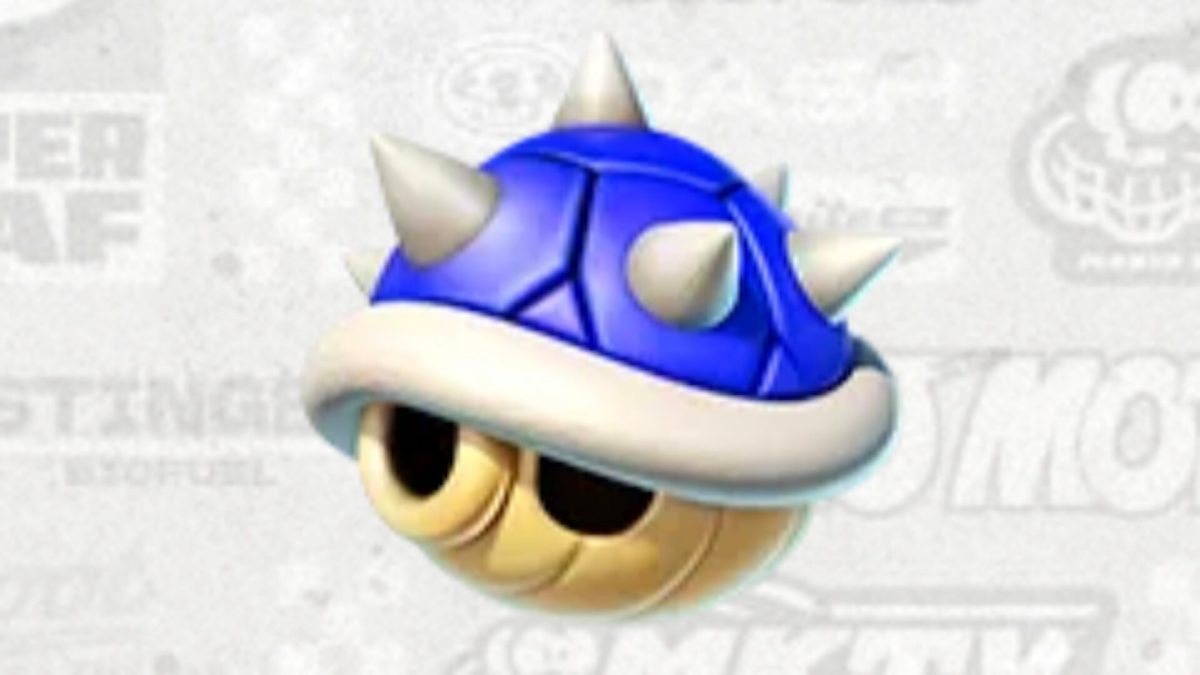 La carapace bleue dans Mario Kart World // Source : Nintendo La carapace bleue dans Mario Kart World // Source : Nintendo