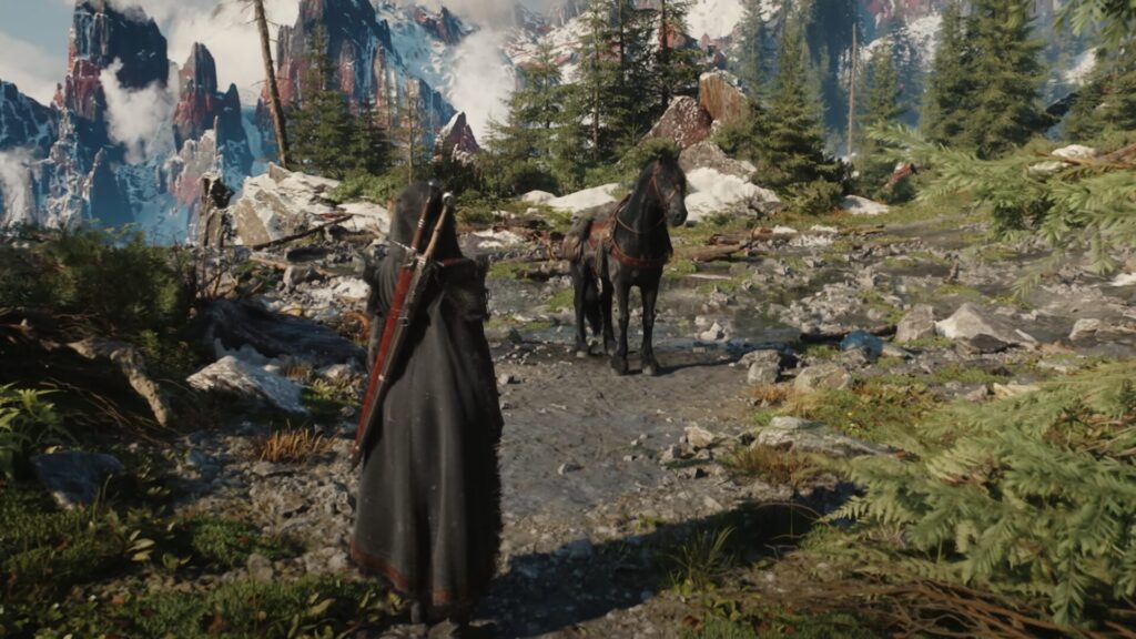 Le cheval dans The Witcher 4 // Source : Capture d'écran Le cheval dans The Witcher 4 // Source : Capture d'écran