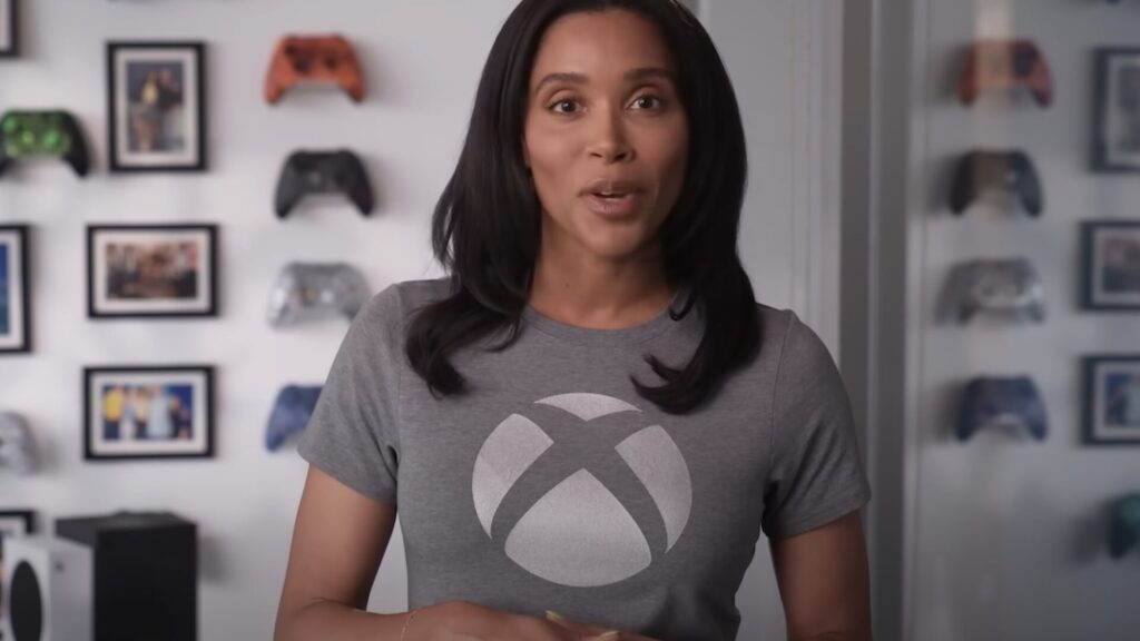 Sarah Bond, présidente de Xbox // Source : Capture YouTube Sarah Bond, présidente de Xbox // Source : Capture YouTube