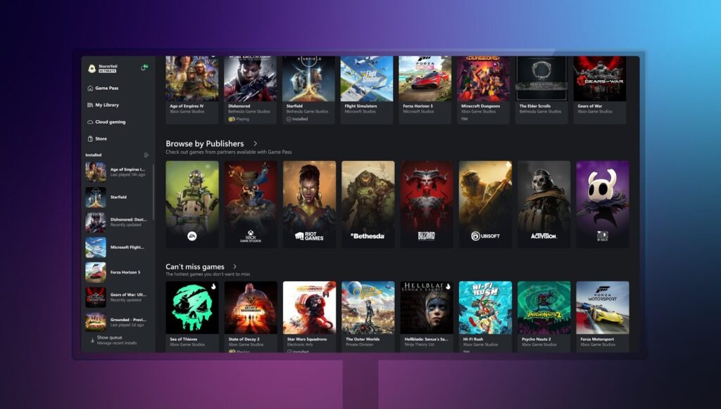 L'application Xbox pour PC devient une bibliothèque de jeux unifiée // Source : Microsoft