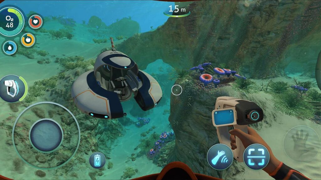 L'interface est optimisé pour jouer sur mobile // Source : Unknown Worlds L'interface est optimisé pour jouer sur mobile // Source : Unknown Worlds