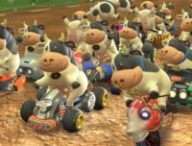 Plein de vaches dans Mario Kart World // Source : X Plein de vaches dans Mario Kart World // Source : X