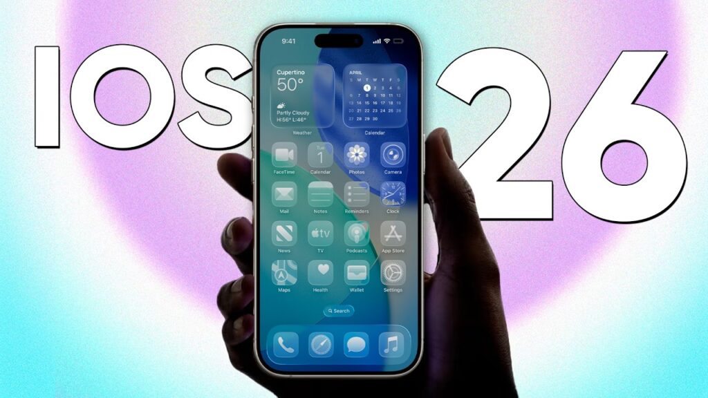 Dans iOS 26, la transparence est à l'honneur. // Source : Numerama Dans iOS 26, la transparence est à l'honneur. // Source : Numerama