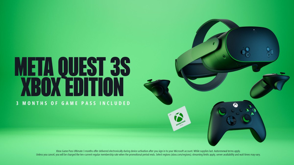 Le Meta Quest 3S Xbox Edition // Source : Xbox Le Meta Quest 3S Xbox Edition // Source : Xbox