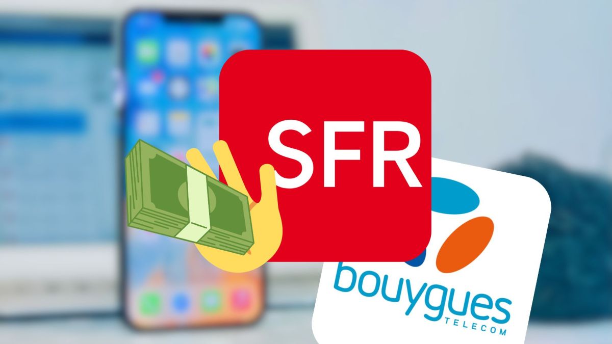 SFR va rembourser les frais de résiliation sur les forfaits mobiles // Source : Montage Numerama