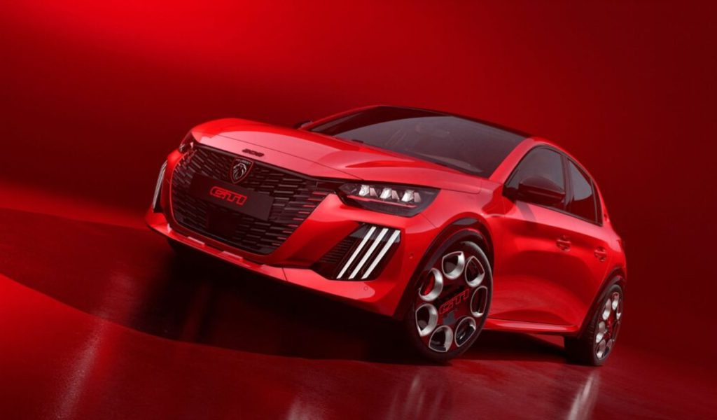 La nouvelle Peugeot E-208 GTi (2025) // Source : Peugeot La nouvelle Peugeot E-208 GTi (2025) // Source : Peugeot