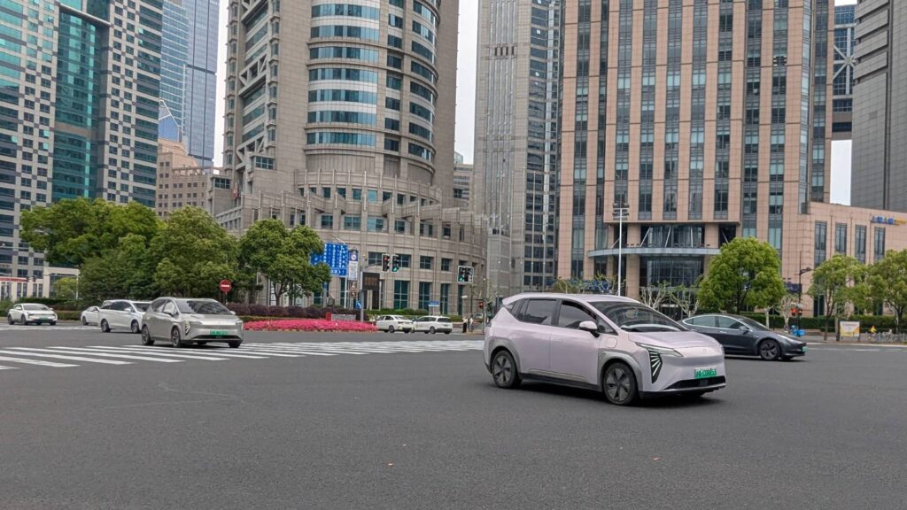 Il y a des voitures électriques pour tous les budgets en Chine // Source : Raphaelle Baut pour Numerama