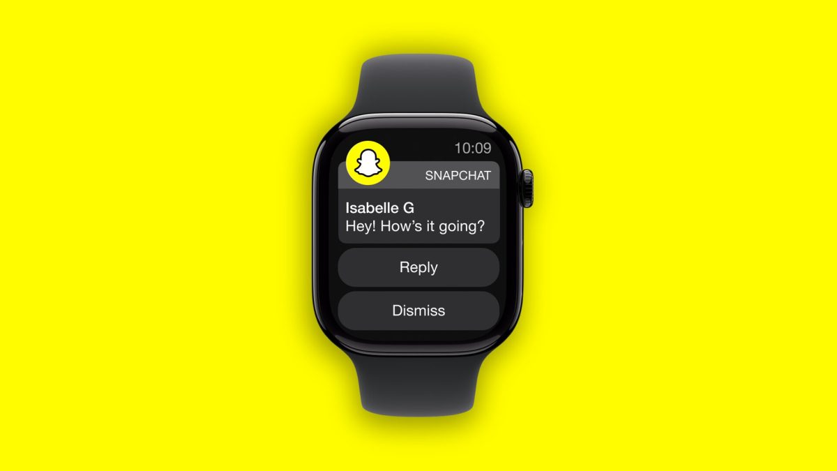 Snapchat est disponible sur Apple Watch // Source : Snapchat Snapchat est disponible sur Apple Watch // Source : Snapchat