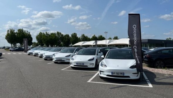 Une Tesla Model 3 d'occasion, ça vaut quoi ? // Source : Robin San Vicente pour Numerama Une Tesla Model 3 d'occasion, ça vaut quoi ? // Source : Robin San Vicente pour Numerama