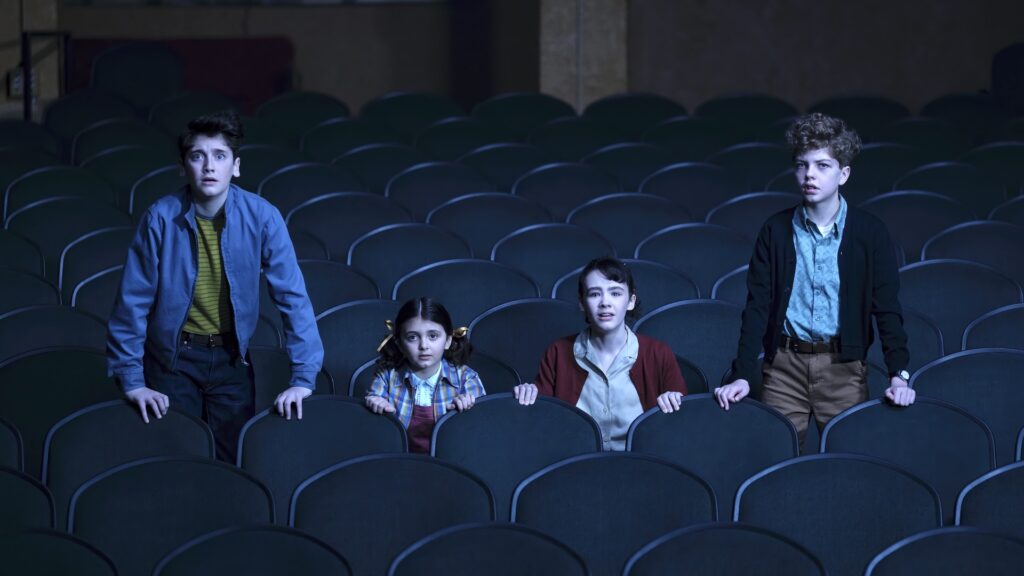 Les quatre enfants de Ça : Bienvenue à Derry // Source : HBO Max Les quatre enfants de Ça : Bienvenue à Derry // Source : HBO Max