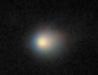 La comète interstellaire, vue par l'observatoire Gemini. // Source : International Gemini Observatory/NOIRLab/NSF/AURA/K. Meech (IfA/U. Hawaii) Image Processing: Jen Miller & Mahdi Zamani (NSF NOIRLab)