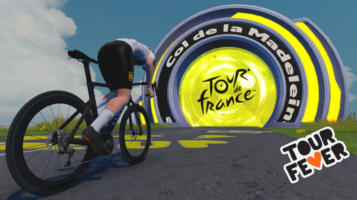 Le Tour de France sur Zwift // Source : Zwift Le Tour de France sur Zwift // Source : Zwift