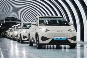 BYD a produit un million d'exemplaires de la Dolphin Surf // Source : BYD BYD a produit un million d'exemplaires de la Dolphin Surf // Source : BYD