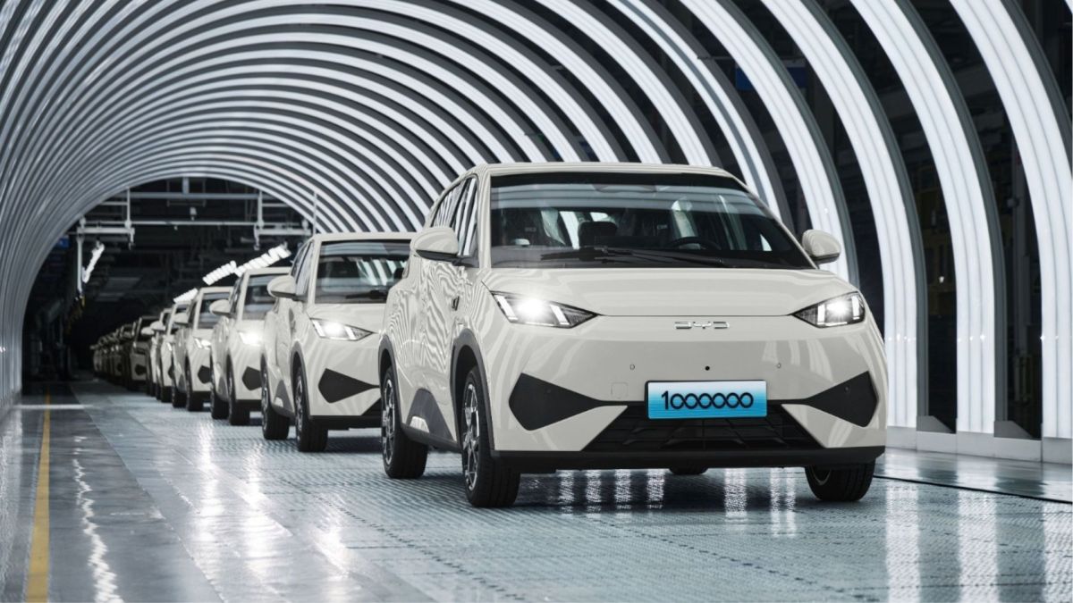 BYD a produit un million d'exemplaires de la Dolphin Surf // Source : BYD BYD a produit un million d'exemplaires de la Dolphin Surf // Source : BYD