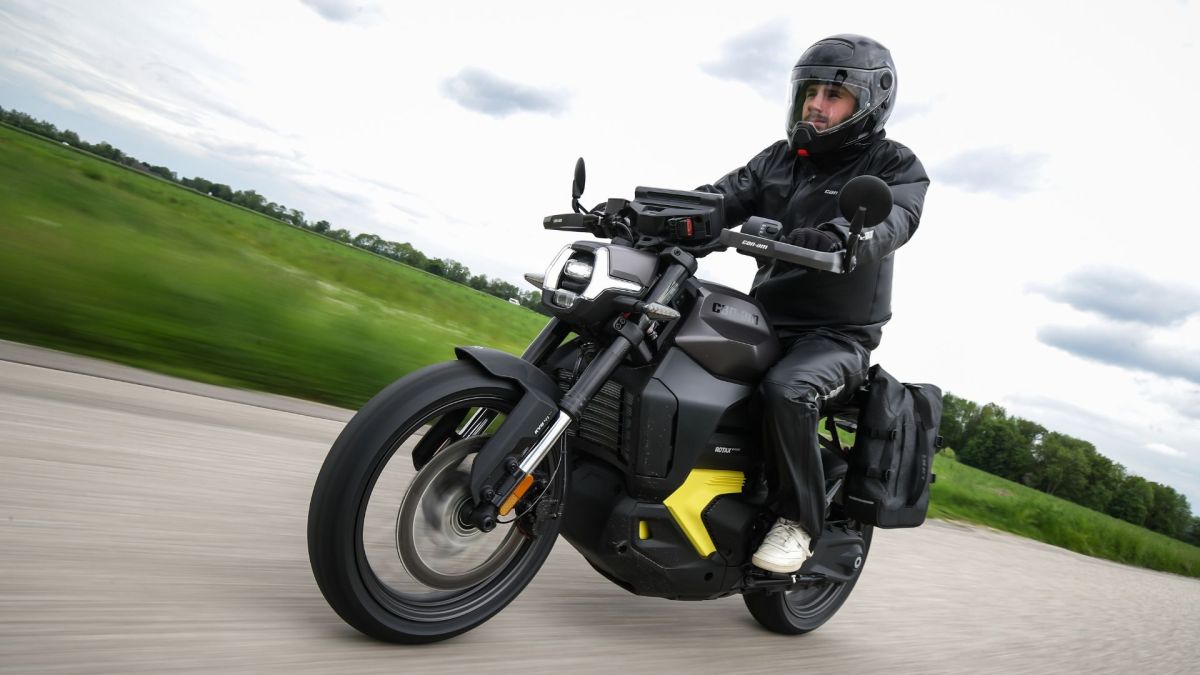 La Can-Am Pulse à l'essai // Source : Can-Am pour Numerama