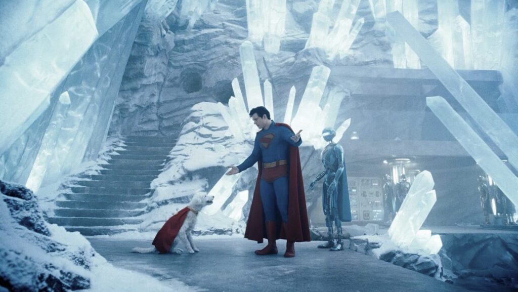La Forteresse de Solitude dans Superman // Source : Warner Bros. 