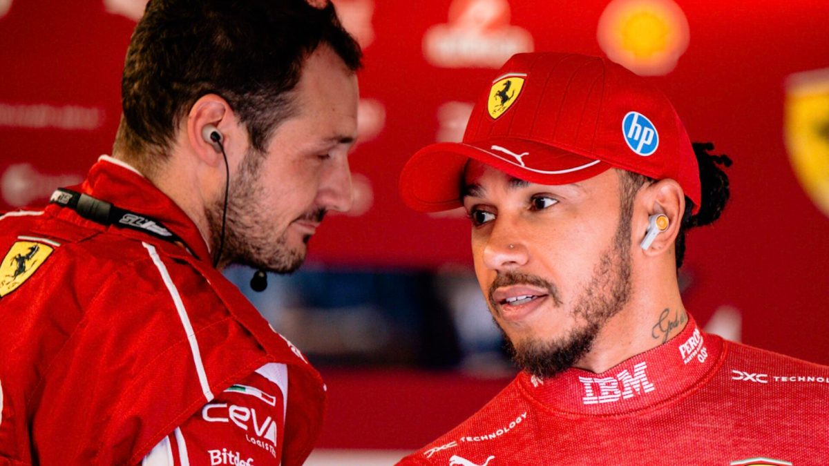 Lewis Hamilton chez Ferrari // Source : Compte X de Ferrari