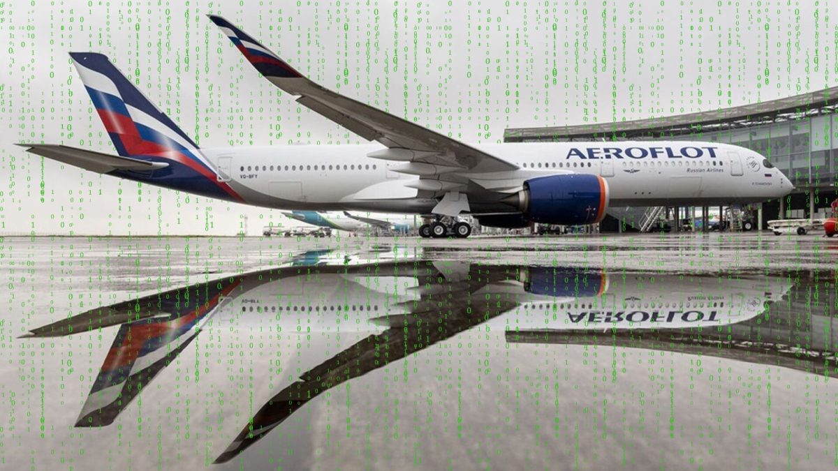 Aeroflot clouée au sol // Source : Montage Numerama Aeroflot clouée au sol // Source : Montage Numerama