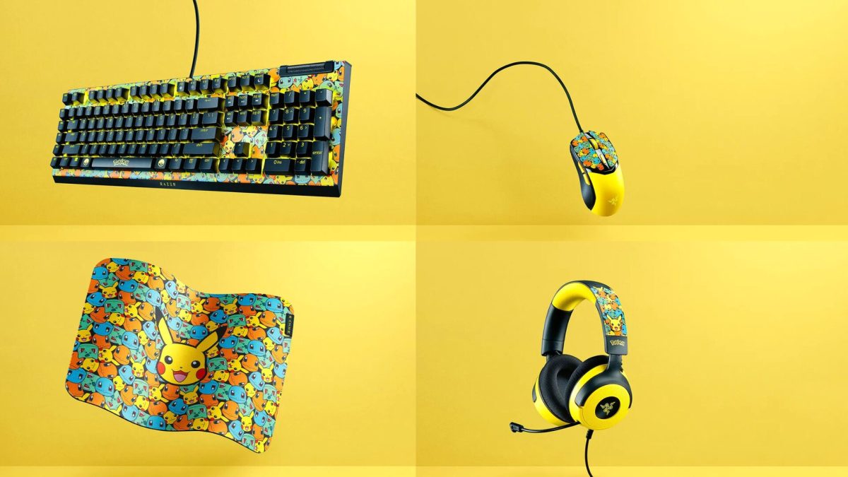 La collection Razer Pokémon // Source : Montage Numerama La collection Razer Pokémon // Source : Montage Numerama