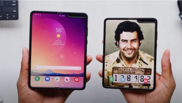 Le Escobar Fold 2. // Source : MKBHD / YouTube Le Escobar Fold 2. // Source : MKBHD / YouTube
