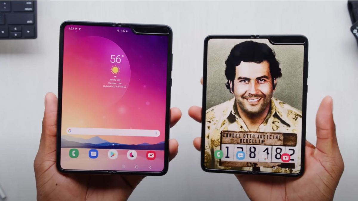 Le Escobar Fold 2. // Source : MKBHD / YouTube Le Escobar Fold 2. // Source : MKBHD / YouTube