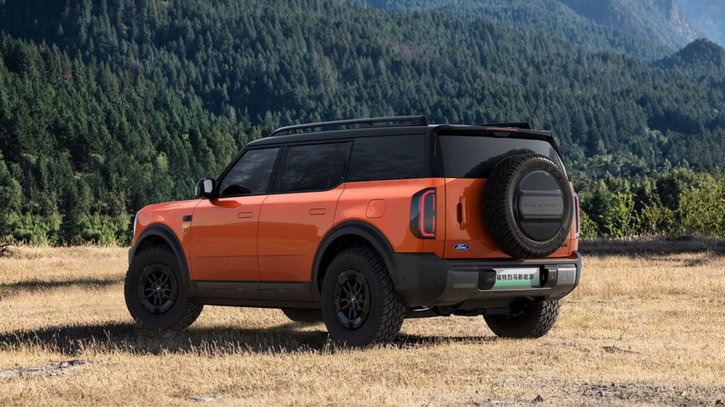 Le Ford Bronco électrique en Chine // Source : Ford Chine Le Ford Bronco électrique en Chine // Source : Ford Chine
