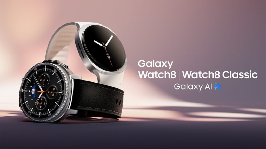 La Galaxy Watch 8 et la Watch 8 Classic // Source : Samsung La Galaxy Watch 8 et la Watch 8 Classic // Source : Samsung