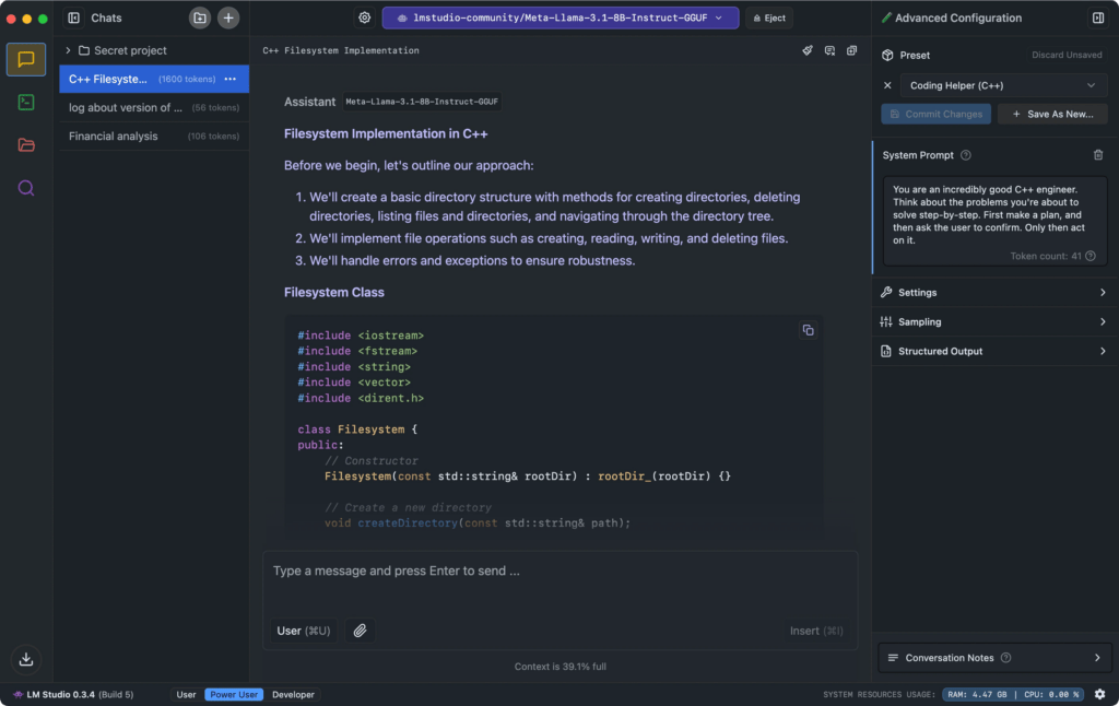 Des logiciels comme LM Studio peuvent faire tourner un LLM localement sur Mac. Des logiciels comme LM Studio peuvent faire tourner un LLM localement sur Mac.