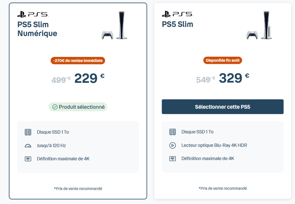 Les offres PS5 chez Bouygues télecom Les offres PS5 chez Bouygues télecom