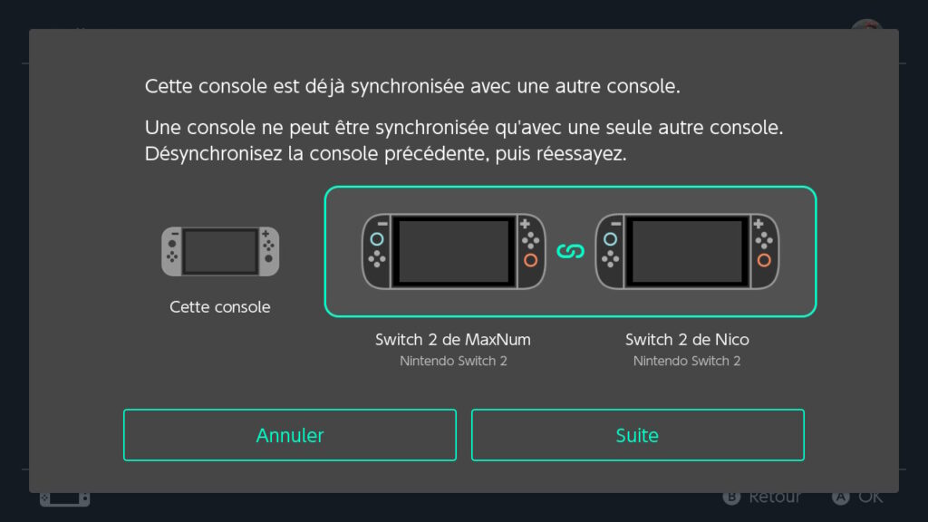 Impossible de transférer un jeu sur une troisième Switch sans retirer tous les jeux d'une des deux autres. Impossible de transférer un jeu sur une troisième Switch sans retirer tous les jeux d'une des deux autres.