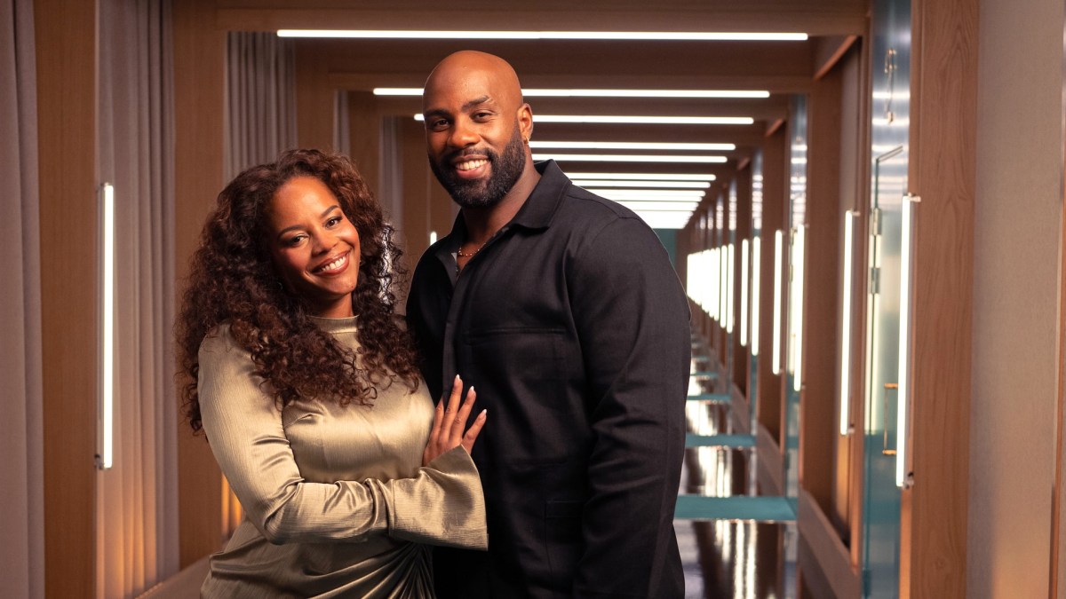 Tedy Riner et Luthan Plocus dans Love is Blind France // Source : Netflix Tedy Riner et Luthan Plocus dans Love is Blind France // Source : Netflix
