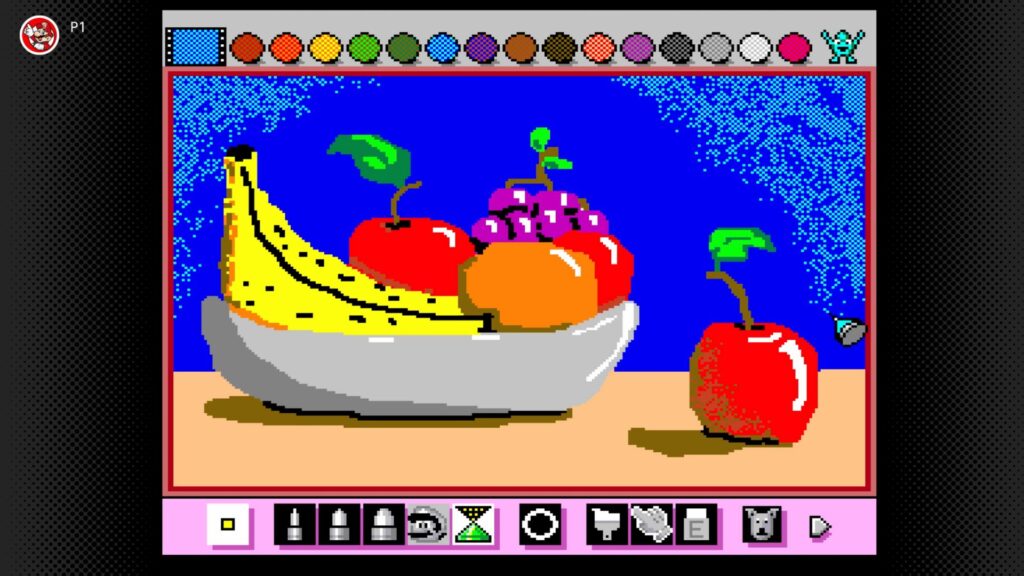 La peinture dans Mario Paint // Source : Nintendo La peinture dans Mario Paint // Source : Nintendo