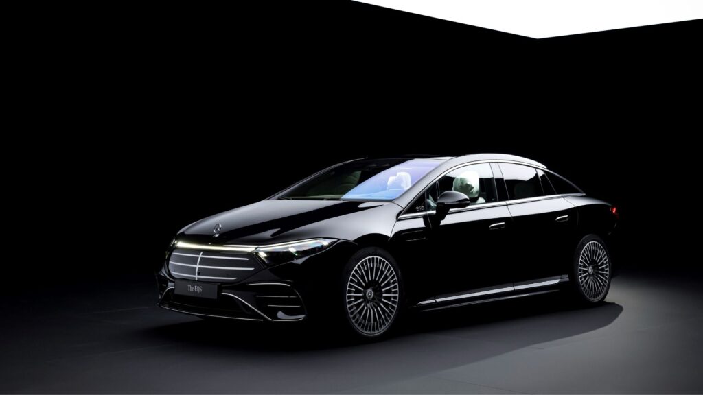 La Mercedes EQS restylée // Source : Mercedes-Benz La Mercedes EQS restylée // Source : Mercedes-Benz