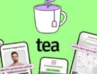 L'application Tea // Source : Montage Numerama L'application Tea // Source : Montage Numerama